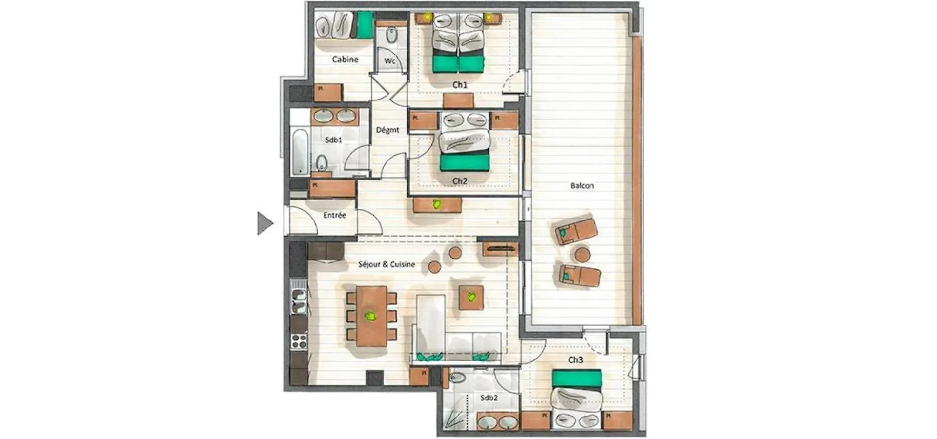 Whistler Lodge By Alpine Resorts Courchevel Apartament